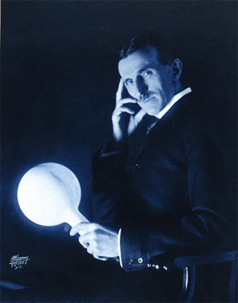 Král žárovek - Tesla osobně
