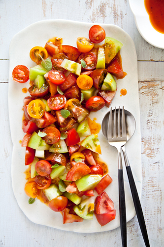 Paprikový salát s rajčaty